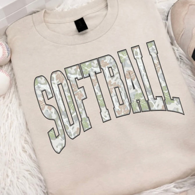 Camo softball