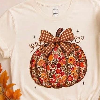 Floral pumpkin