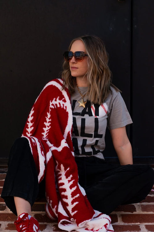 Reversible Baseball blanket