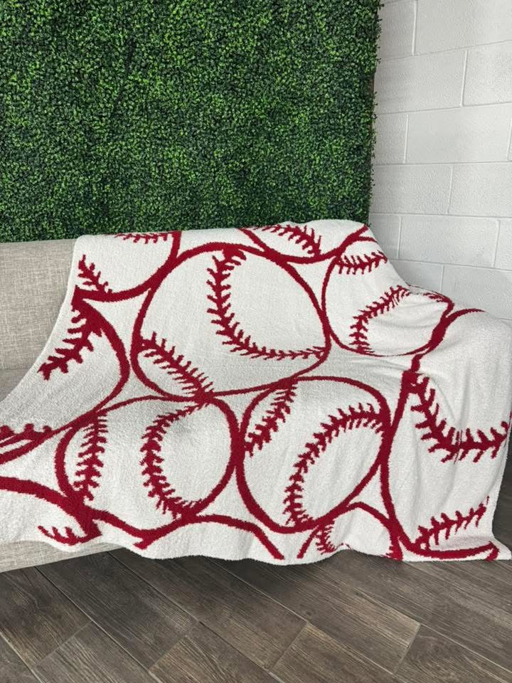 Reversible Baseball blanket