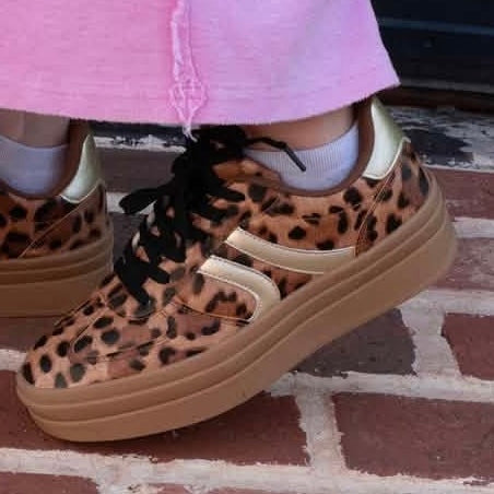 Leopard sneakers